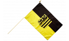 Germany Dresden Hand Waving Flag