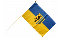 Germany Leipzig Hand Waving Flag
