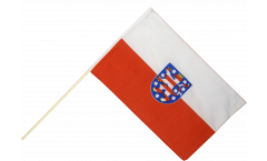Germany Thuringia Hand Waving Flag