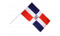 Dominican Republic Hand Waving Flag