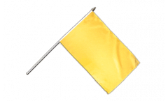 Unicolor yellow Hand Waving Flag