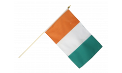 Ivory Coast Hand Waving Flag