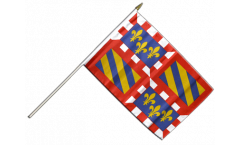 France Burgundy Hand Waving Flag