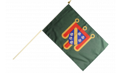 France Cantal Hand Waving Flag