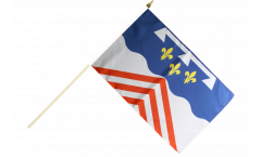 France Eure-et-Loir Hand Waving Flag