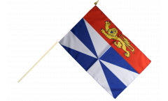 France Gironde Hand Waving Flag