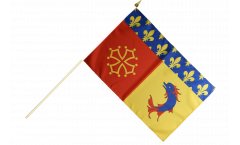 France Hautes-Alpes Hand Waving Flag