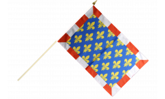 France Indre-et-Loire Hand Waving Flag