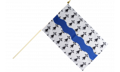 France Loire-Atlantique Hand Waving Flag