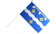 France Loiret Hand Waving Flag