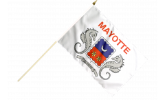 France Mayotte Hand Waving Flag
