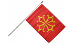 France Midi-Pyrénées Hand Waving Flag