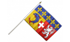 France Alpes Hand Waving Flag