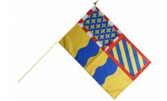 France Saône-et-Loire Hand Waving Flag