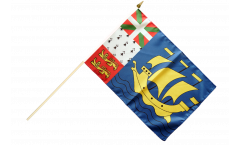 Saint Pierre and Miquelon Hand Waving Flag