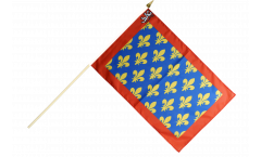 France Sarthe Hand Waving Flag