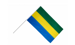 Gabon Hand Waving Flag