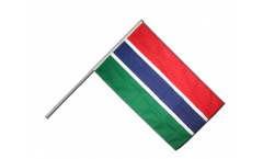 Gambia Hand Waving Flag
