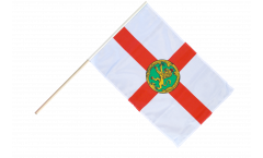 Great Britain Alderney Hand Waving Flag