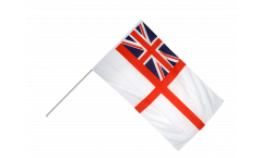 Great Britain British Navy Ensign Hand Waving Flag