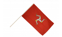 Great Britain Isle of man Hand Waving Flag