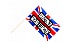 Great Britain Punks Not Dead Hand Waving Flag