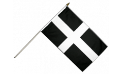 Great Britain St. Piran Cornwall Hand Waving Flag