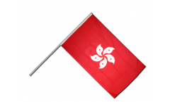 Hong Kong Hand Waving Flag