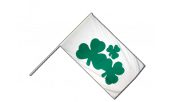Ireland Shamrock Hand Waving Flag
