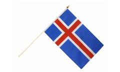 Iceland Hand Waving Flag