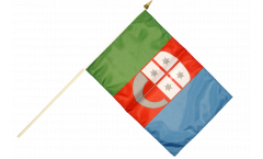 Italy Liguria Hand Waving Flag