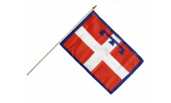 Italy Piedmont Hand Waving Flag