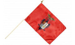 Italy Province of Palermo Hand Waving Flag