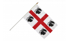 Italy Sardinia Hand Waving Flag