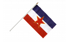 Yugoslavia old Hand Waving Flag