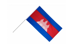 Cambodia Hand Waving Flag