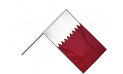 Qatar Hand Waving Flag