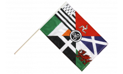 Celtic nations Hand Waving Flag