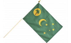 Cocos (Keeling) Islands Hand Waving Flag