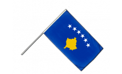 Kosovo Hand Waving Flag