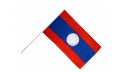 Laos Hand Waving Flag