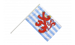Luxembourg lion Hand Waving Flag