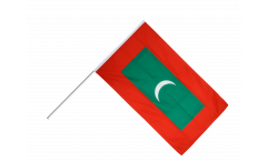Maldives Hand Waving Flag