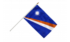 Marshall Islands Hand Waving Flag