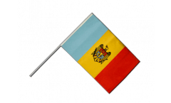 Moldova Hand Waving Flag