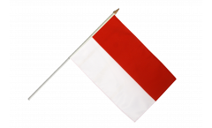 Monaco Hand Waving Flag