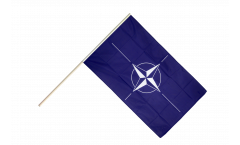NATO Hand Waving Flag