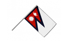 Nepal Hand Waving Flag