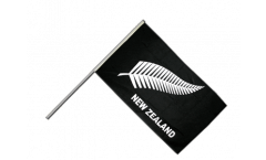 New Zealand feather all blacks Hand Waving Flag