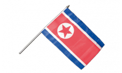 North corea Hand Waving Flag